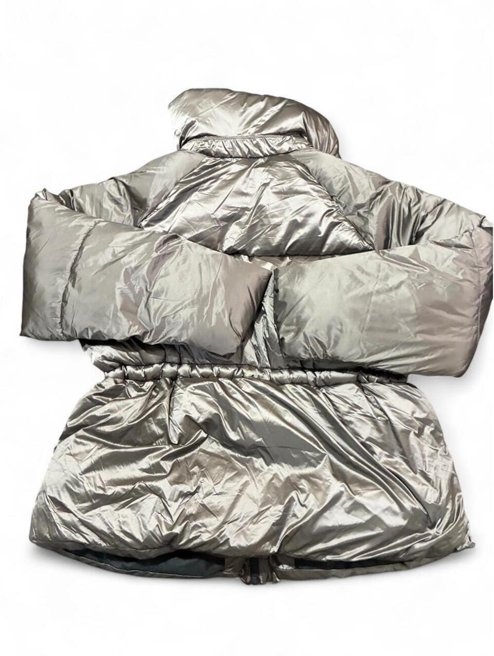 A New Day Silver Metallic Puffer Jacket - Picture 5 of 5